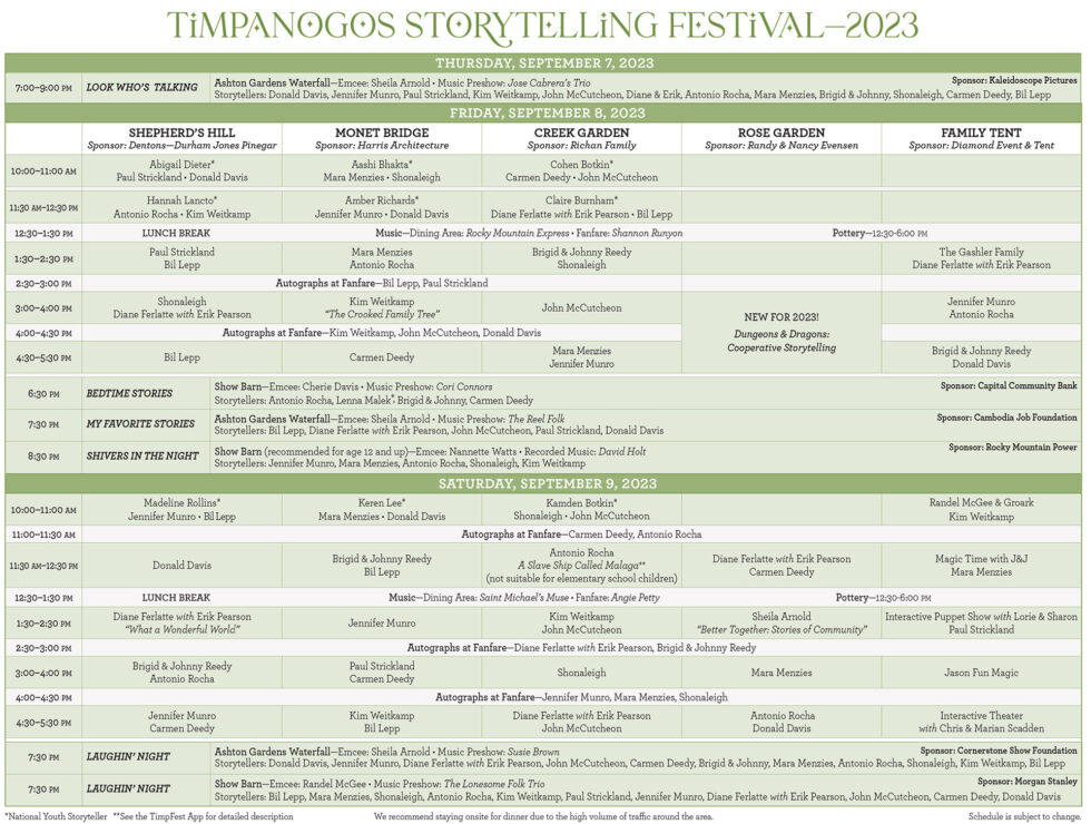 Timpanogos Storytelling Institute