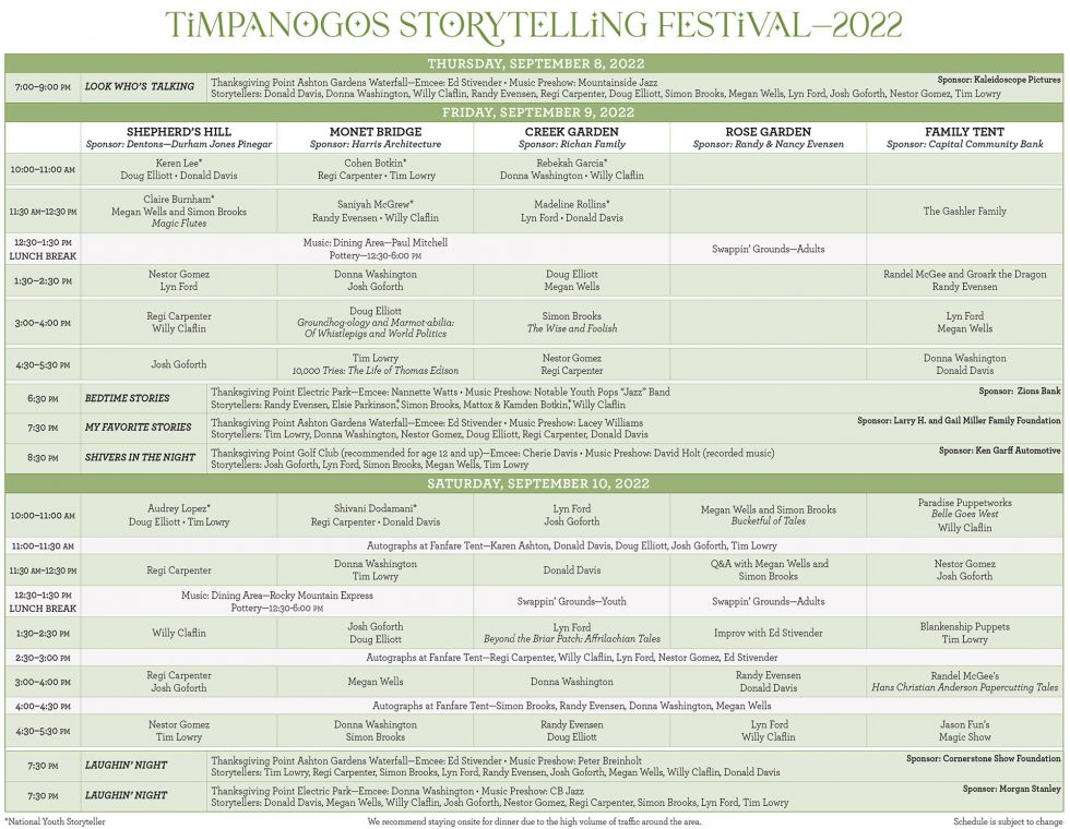 Timpanogos Storytelling Institute