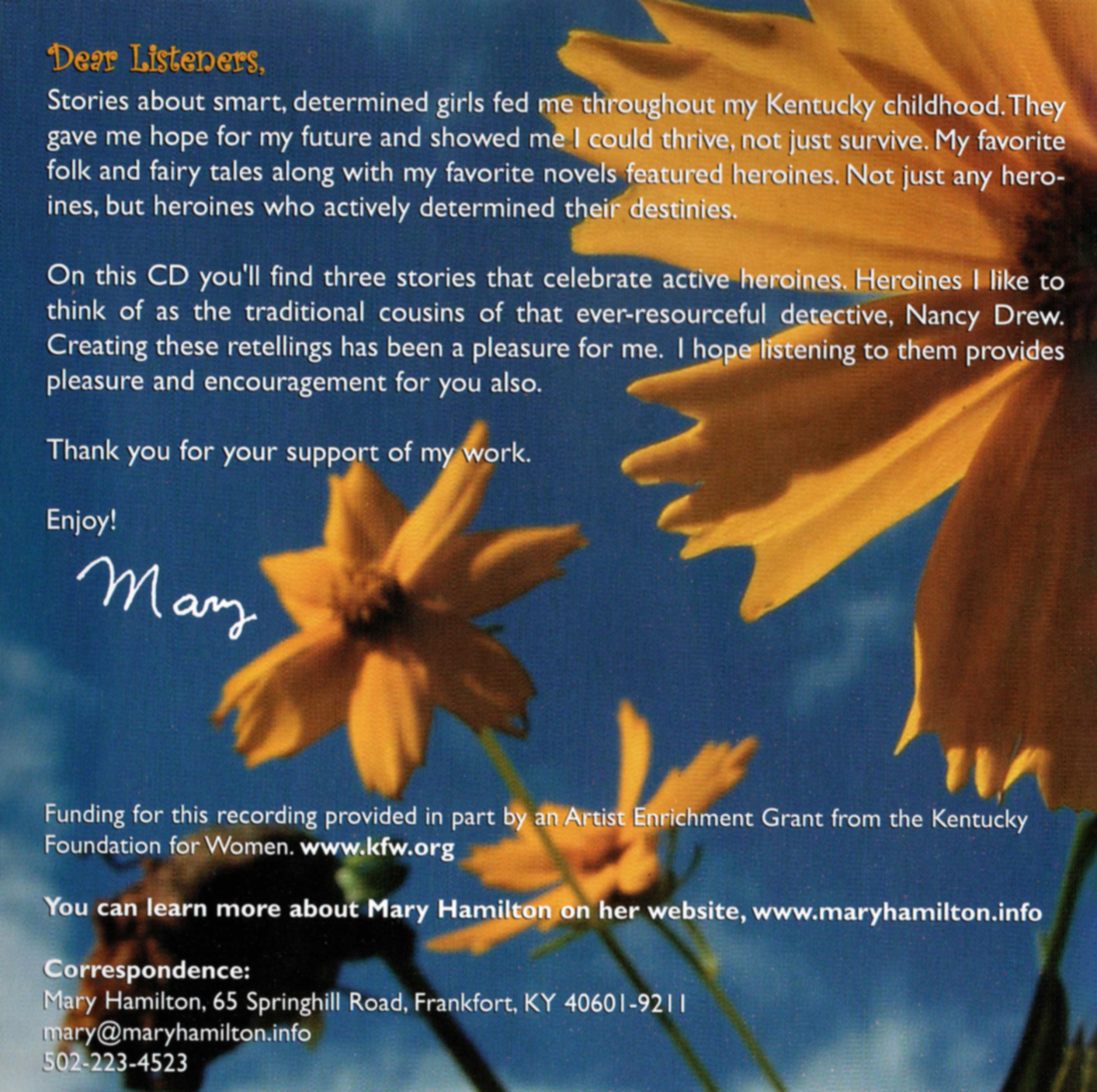 Mary Hamilton - Sisters All . . . and One Troll - Audio Download - Image 2